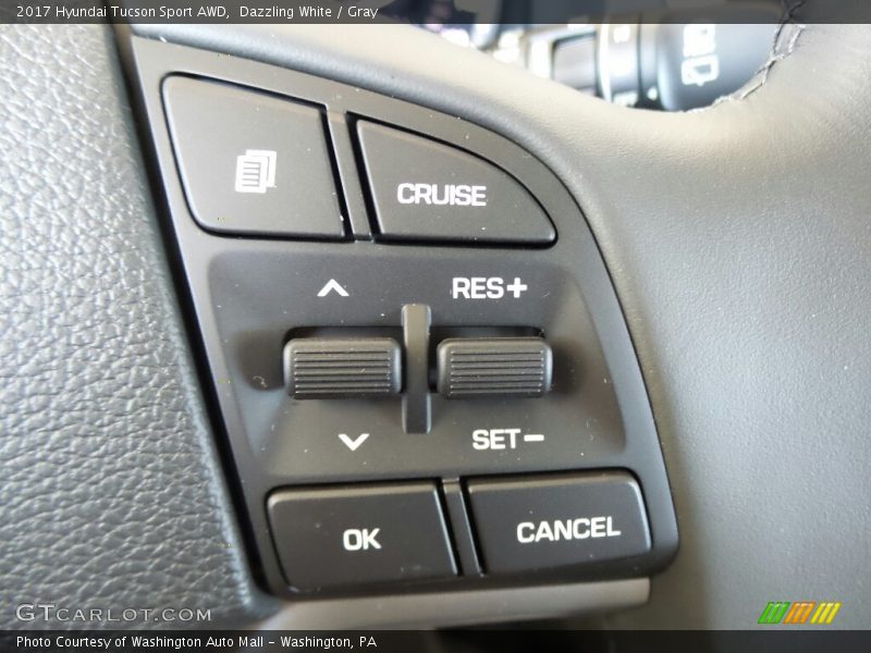 Dazzling White / Gray 2017 Hyundai Tucson Sport AWD