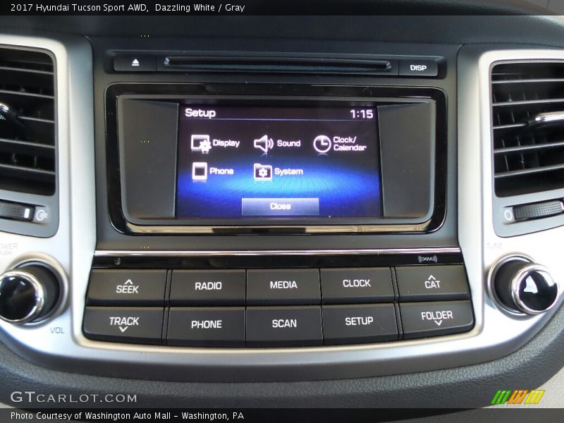 Dazzling White / Gray 2017 Hyundai Tucson Sport AWD