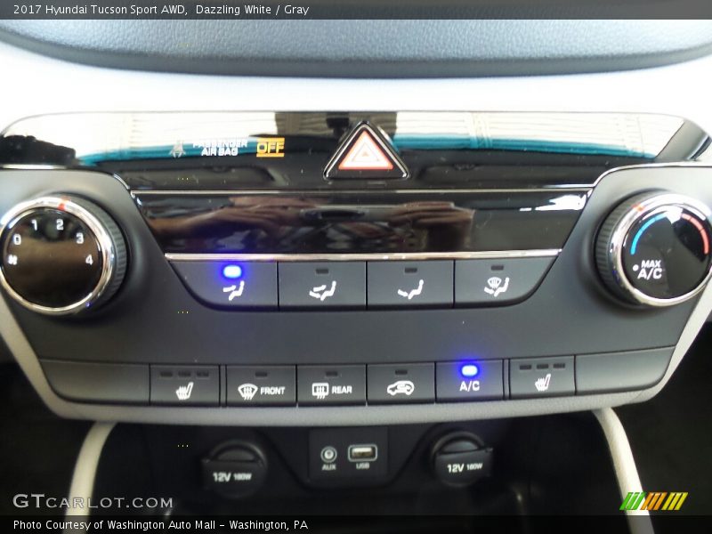 Dazzling White / Gray 2017 Hyundai Tucson Sport AWD