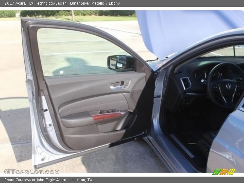 Lunar Silver Metallic / Ebony 2017 Acura TLX Technology Sedan