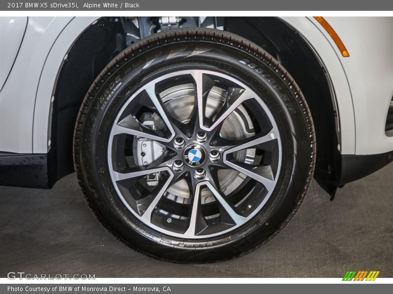 Alpine White / Black 2017 BMW X5 sDrive35i