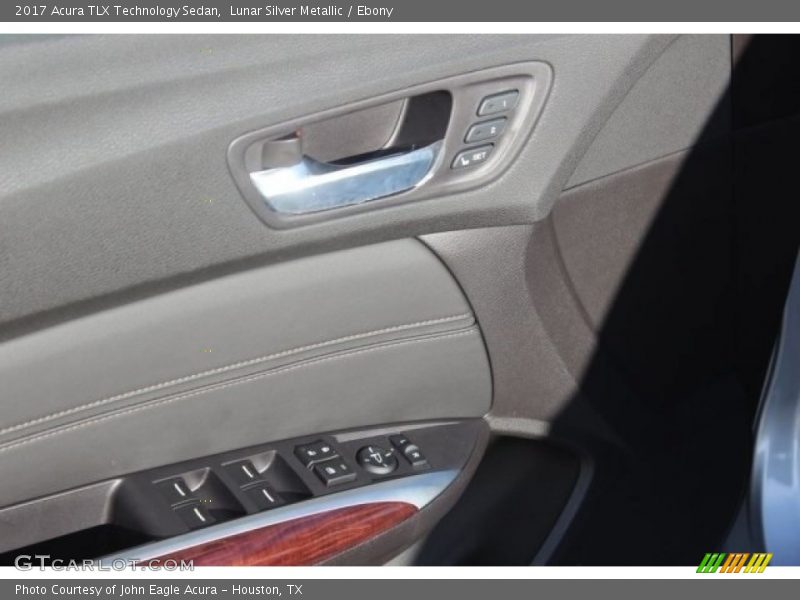 Lunar Silver Metallic / Ebony 2017 Acura TLX Technology Sedan