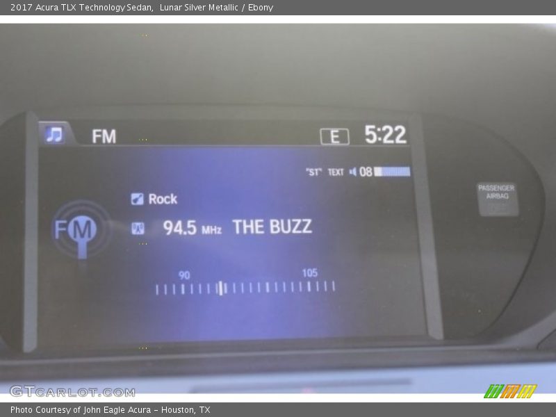 Lunar Silver Metallic / Ebony 2017 Acura TLX Technology Sedan