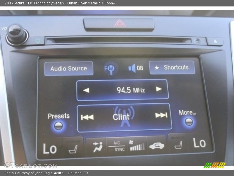 Lunar Silver Metallic / Ebony 2017 Acura TLX Technology Sedan