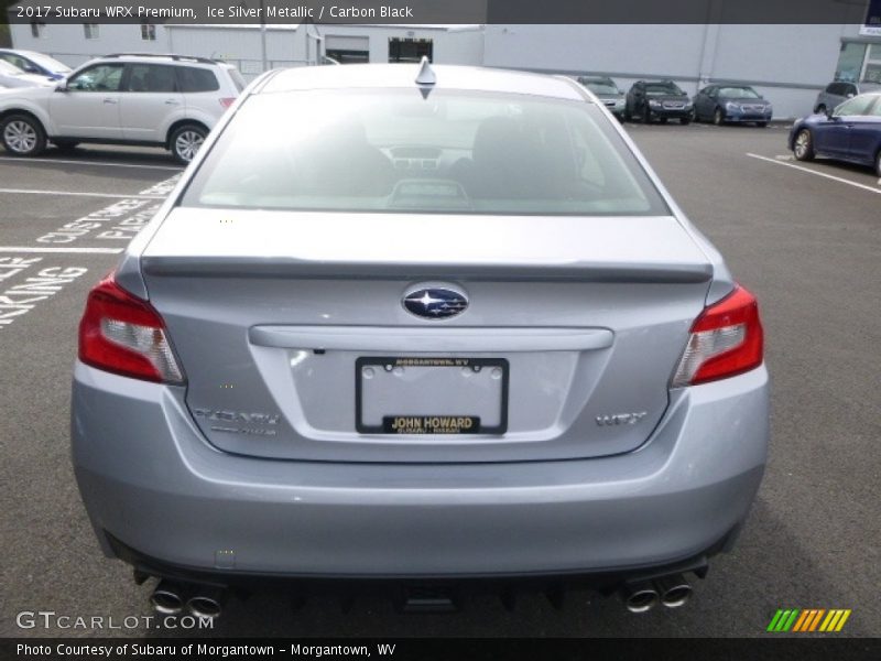 Ice Silver Metallic / Carbon Black 2017 Subaru WRX Premium