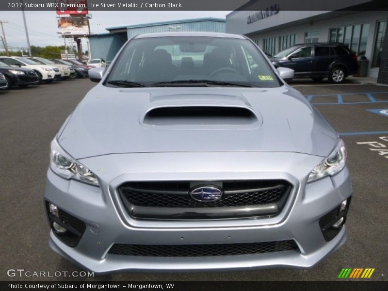 Ice Silver Metallic / Carbon Black 2017 Subaru WRX Premium