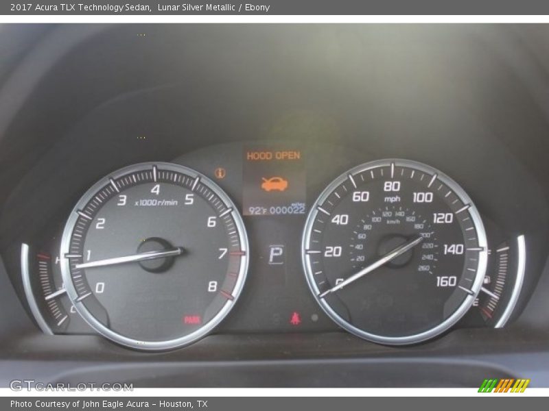 Lunar Silver Metallic / Ebony 2017 Acura TLX Technology Sedan