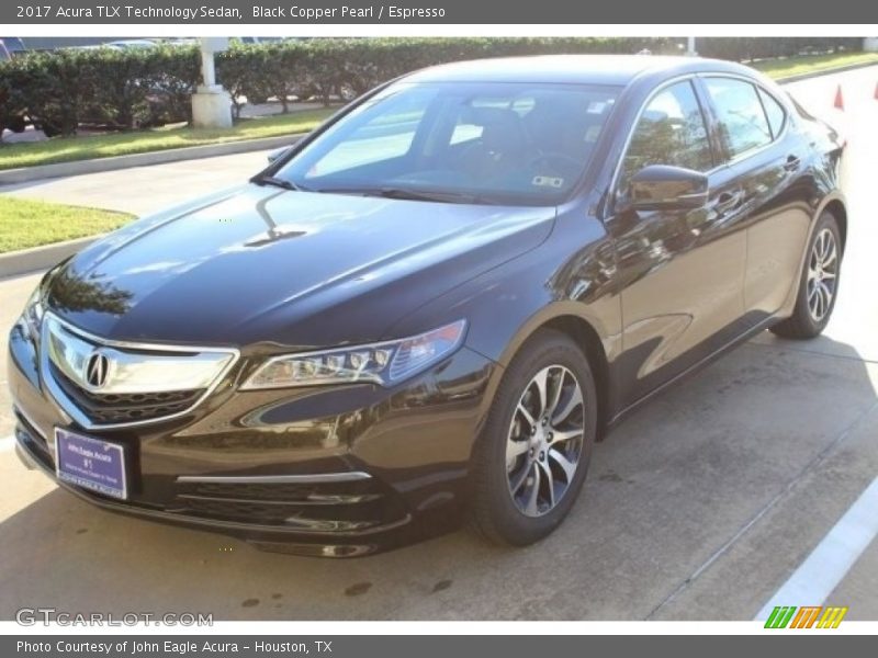 Black Copper Pearl / Espresso 2017 Acura TLX Technology Sedan