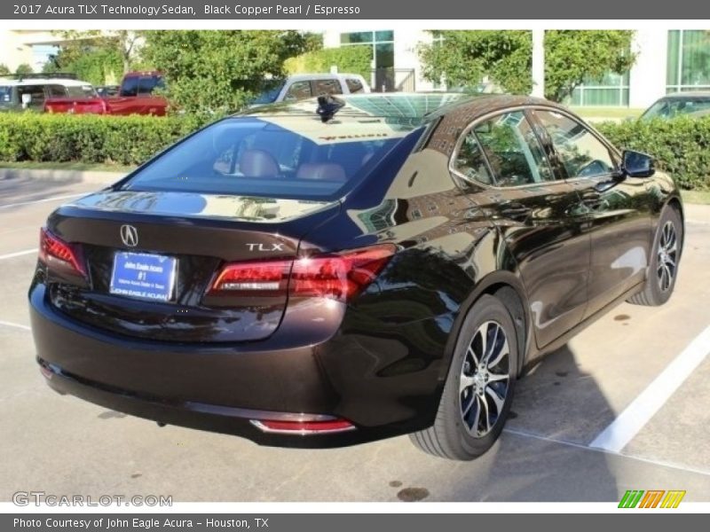 Black Copper Pearl / Espresso 2017 Acura TLX Technology Sedan