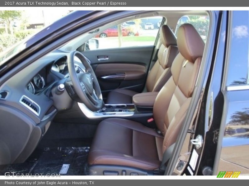 Black Copper Pearl / Espresso 2017 Acura TLX Technology Sedan