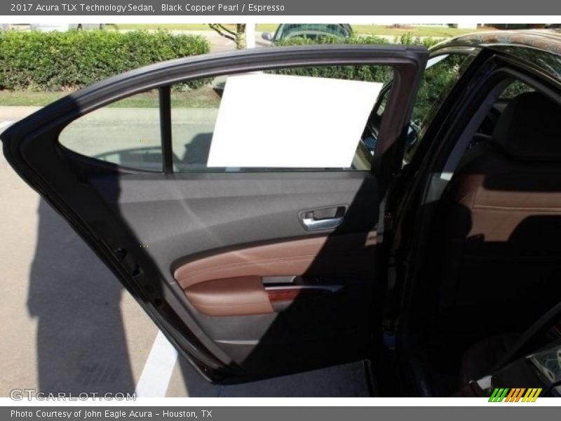 Black Copper Pearl / Espresso 2017 Acura TLX Technology Sedan