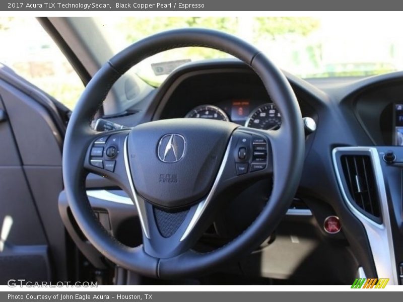 Black Copper Pearl / Espresso 2017 Acura TLX Technology Sedan