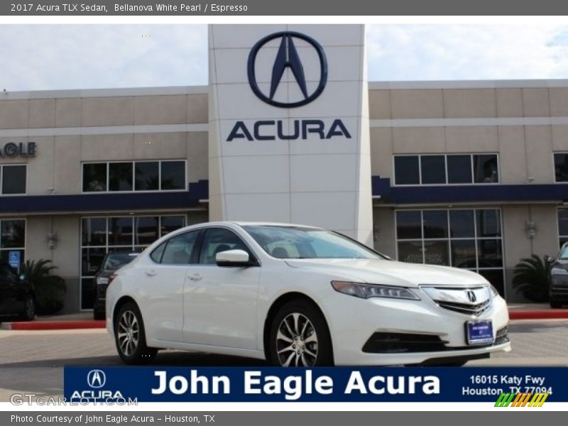 Bellanova White Pearl / Espresso 2017 Acura TLX Sedan