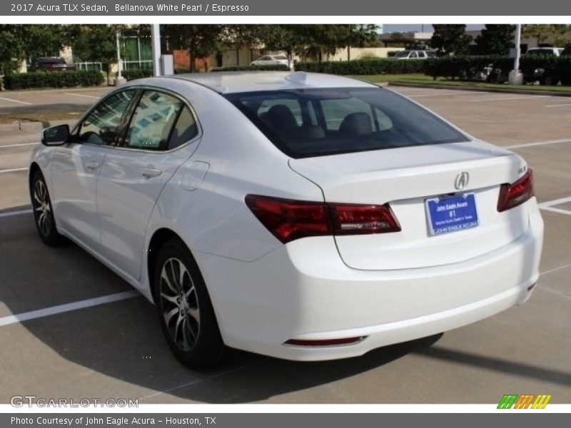 Bellanova White Pearl / Espresso 2017 Acura TLX Sedan