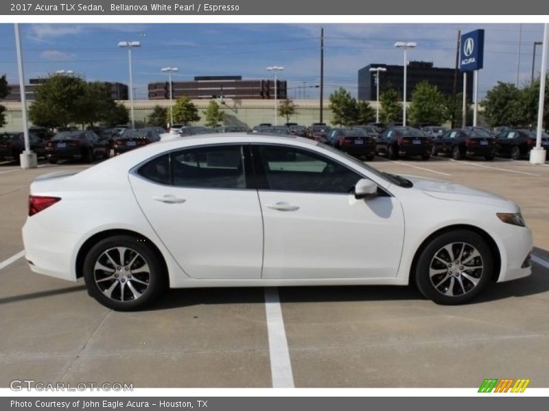 Bellanova White Pearl / Espresso 2017 Acura TLX Sedan