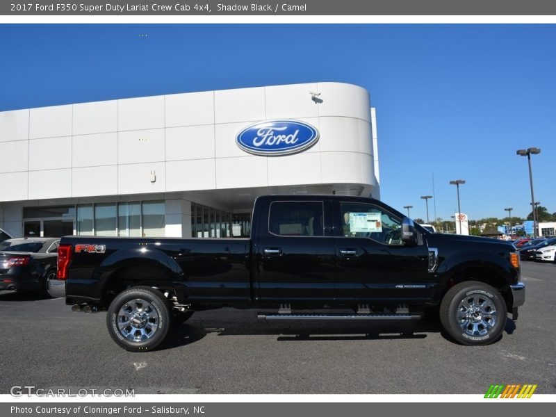 Shadow Black / Camel 2017 Ford F350 Super Duty Lariat Crew Cab 4x4