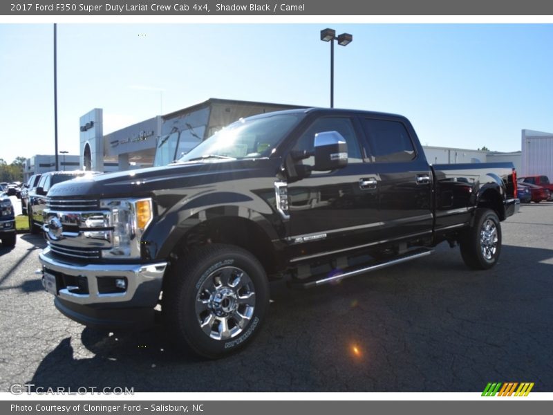 Shadow Black / Camel 2017 Ford F350 Super Duty Lariat Crew Cab 4x4