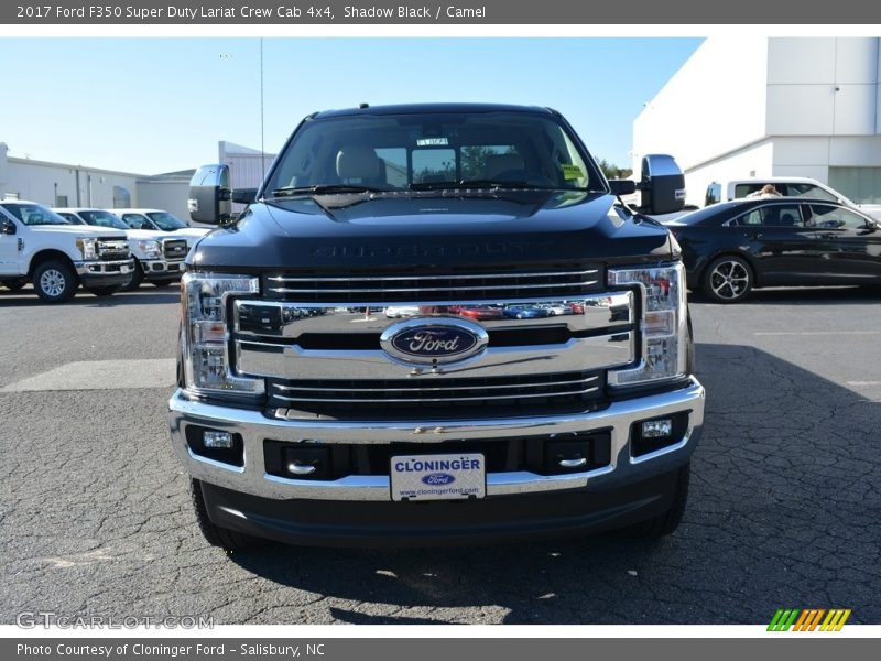 Shadow Black / Camel 2017 Ford F350 Super Duty Lariat Crew Cab 4x4