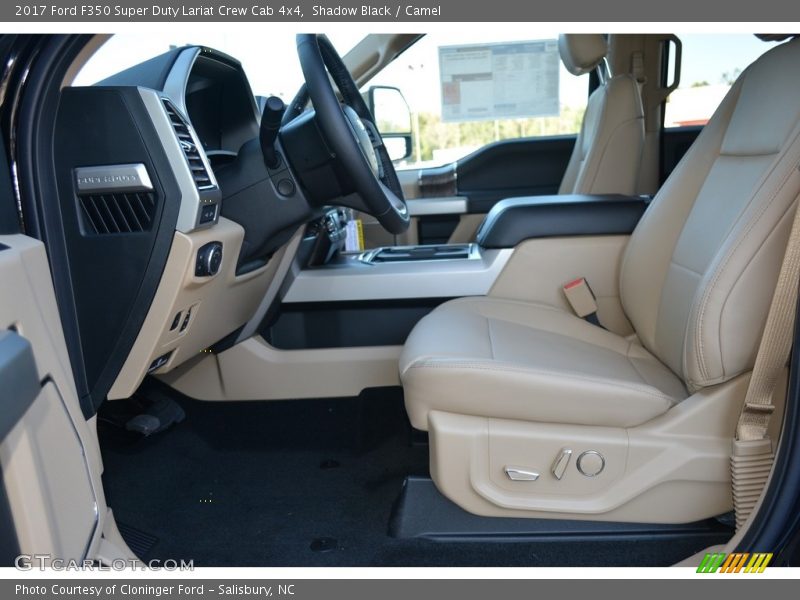 Shadow Black / Camel 2017 Ford F350 Super Duty Lariat Crew Cab 4x4