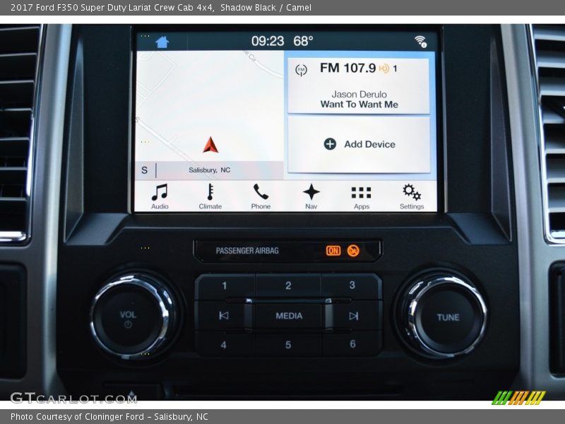 Shadow Black / Camel 2017 Ford F350 Super Duty Lariat Crew Cab 4x4