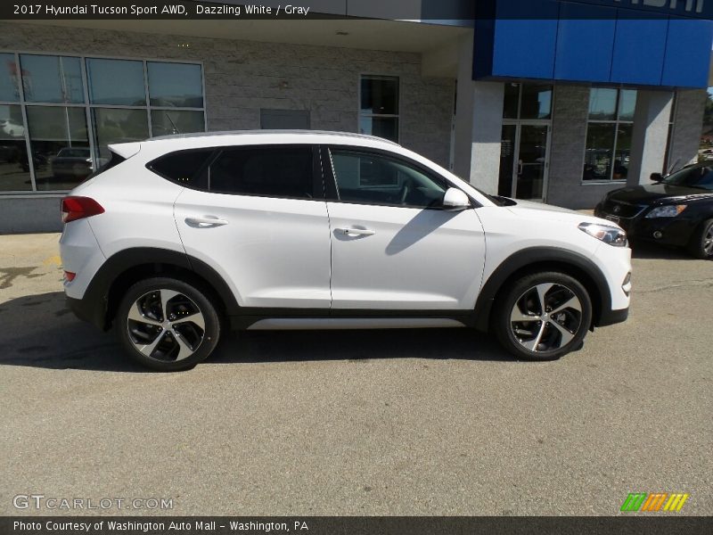 Dazzling White / Gray 2017 Hyundai Tucson Sport AWD