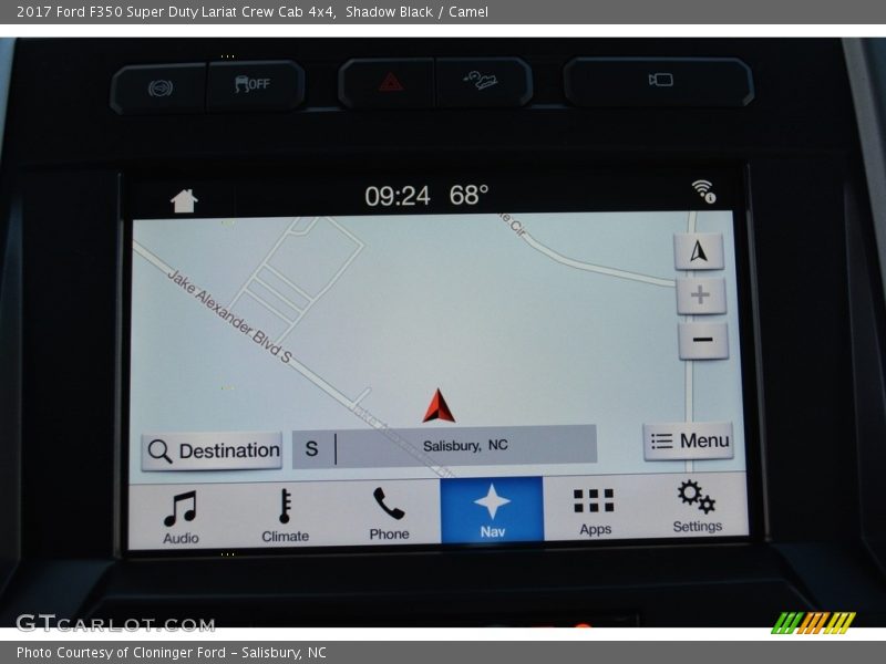Navigation of 2017 F350 Super Duty Lariat Crew Cab 4x4
