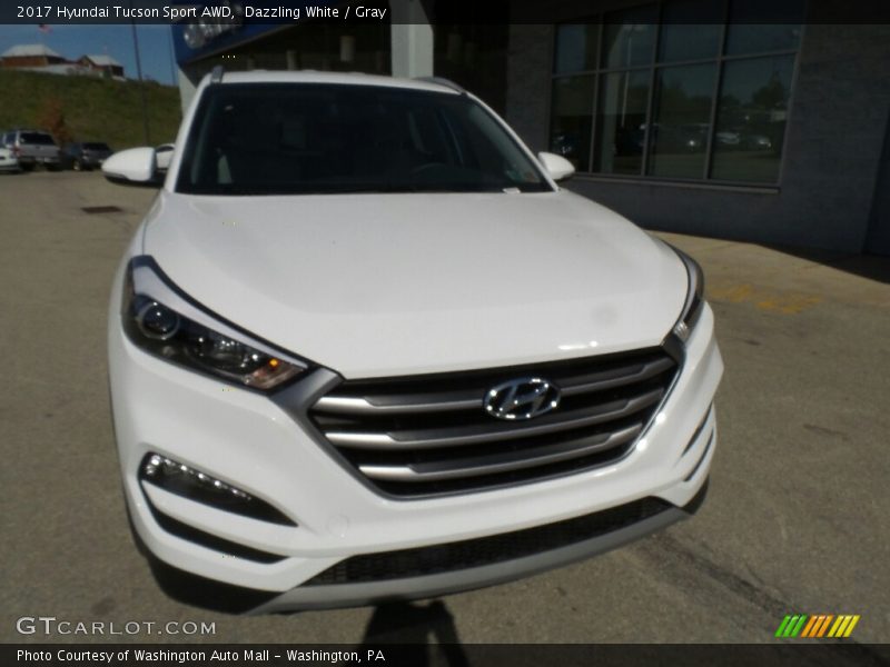 Dazzling White / Gray 2017 Hyundai Tucson Sport AWD