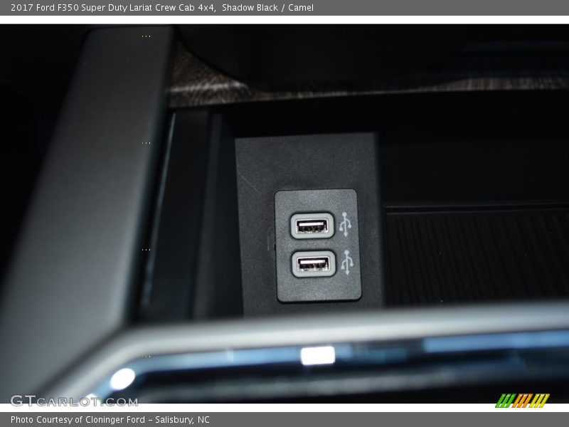 Shadow Black / Camel 2017 Ford F350 Super Duty Lariat Crew Cab 4x4