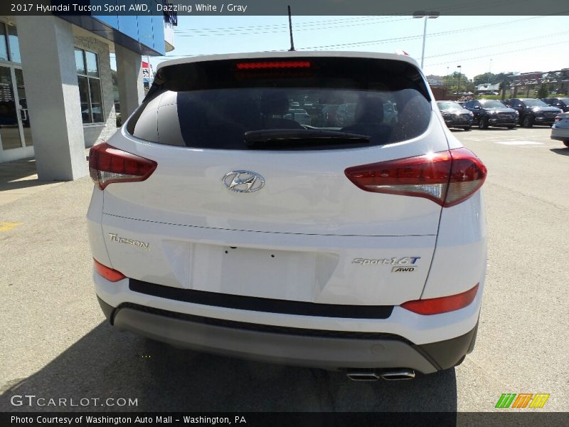 Dazzling White / Gray 2017 Hyundai Tucson Sport AWD