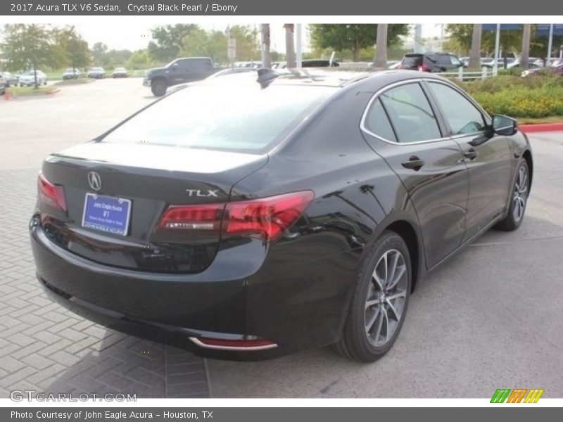 Crystal Black Pearl / Ebony 2017 Acura TLX V6 Sedan