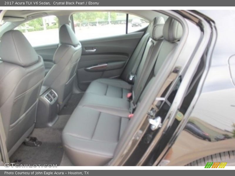 Crystal Black Pearl / Ebony 2017 Acura TLX V6 Sedan