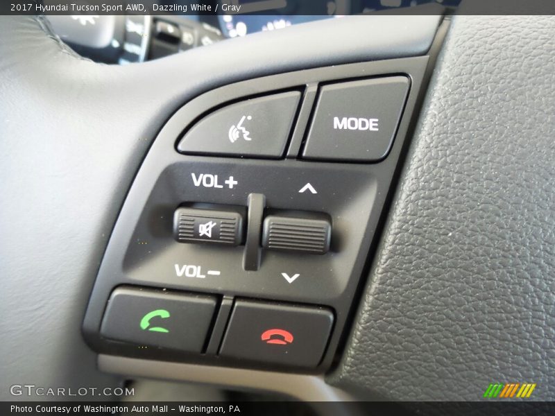 Dazzling White / Gray 2017 Hyundai Tucson Sport AWD