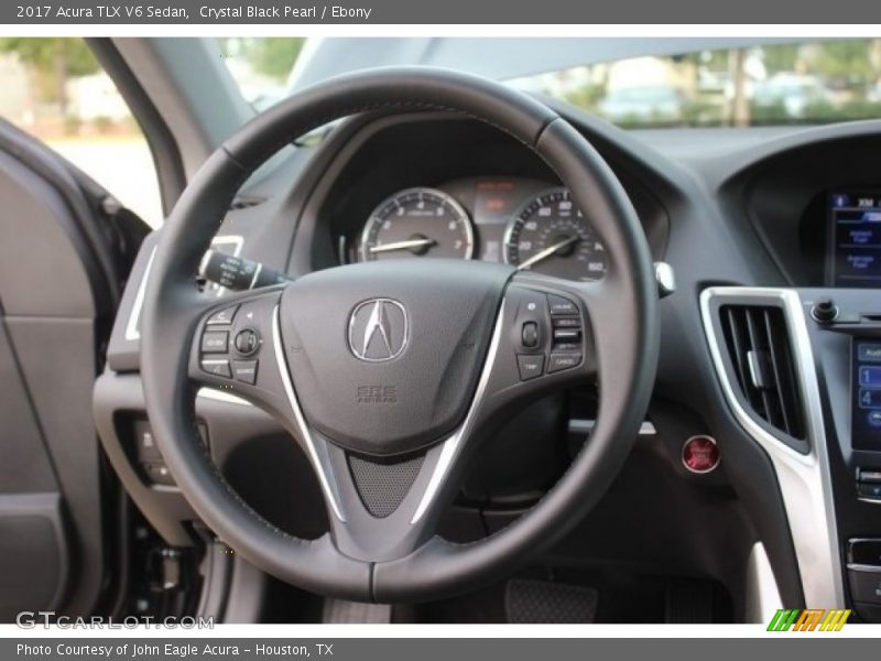 Crystal Black Pearl / Ebony 2017 Acura TLX V6 Sedan