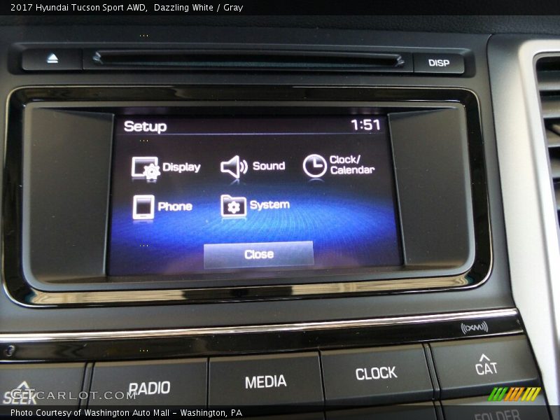 Dazzling White / Gray 2017 Hyundai Tucson Sport AWD