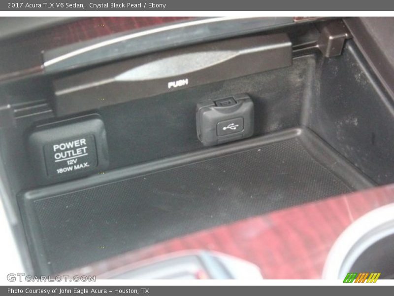Crystal Black Pearl / Ebony 2017 Acura TLX V6 Sedan