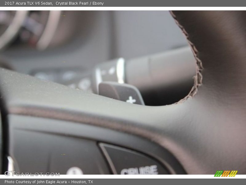 Crystal Black Pearl / Ebony 2017 Acura TLX V6 Sedan