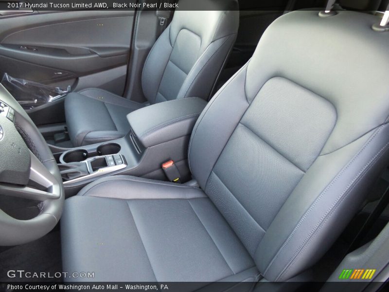 Black Noir Pearl / Black 2017 Hyundai Tucson Limited AWD