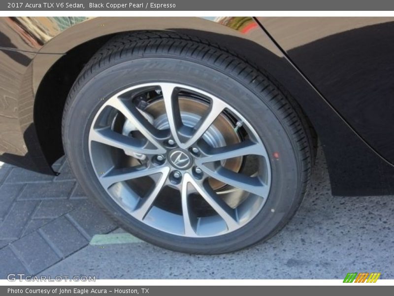 Black Copper Pearl / Espresso 2017 Acura TLX V6 Sedan