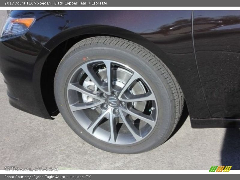 Black Copper Pearl / Espresso 2017 Acura TLX V6 Sedan