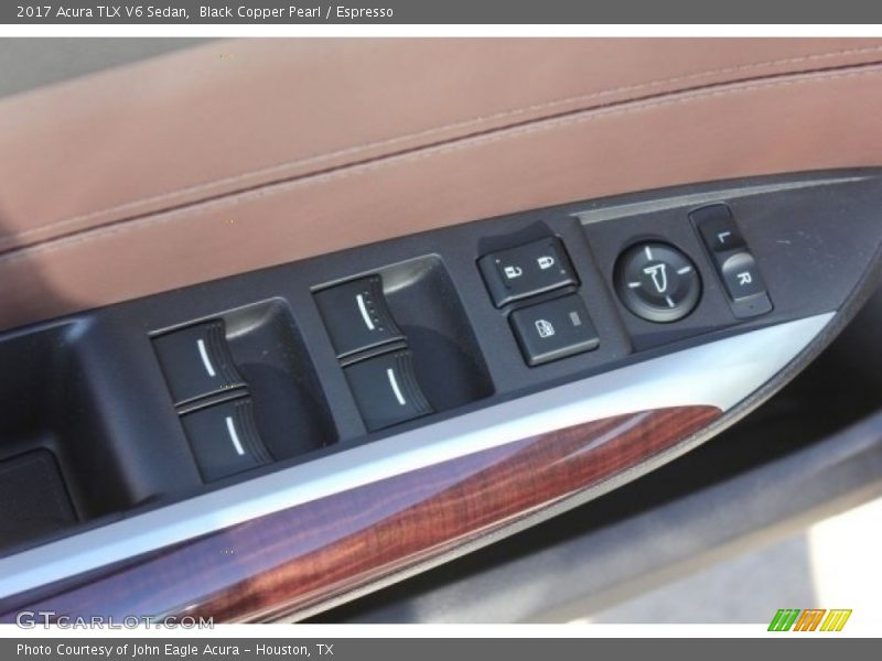 Black Copper Pearl / Espresso 2017 Acura TLX V6 Sedan