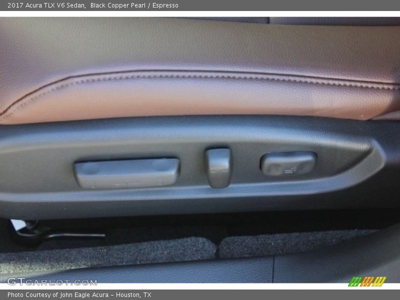 Black Copper Pearl / Espresso 2017 Acura TLX V6 Sedan