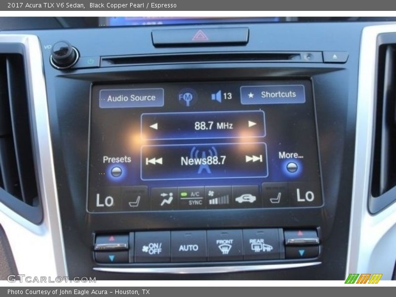 Black Copper Pearl / Espresso 2017 Acura TLX V6 Sedan