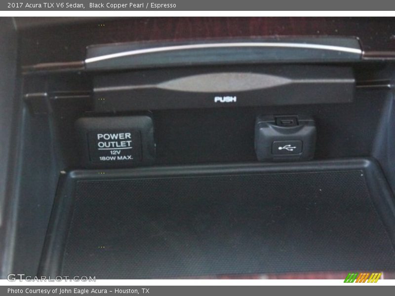 Black Copper Pearl / Espresso 2017 Acura TLX V6 Sedan