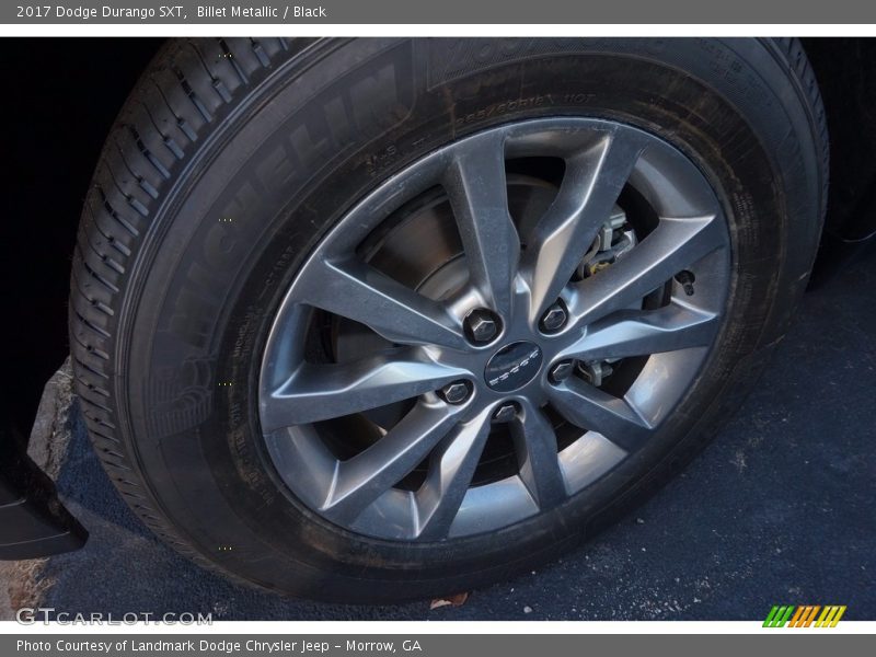 Billet Metallic / Black 2017 Dodge Durango SXT