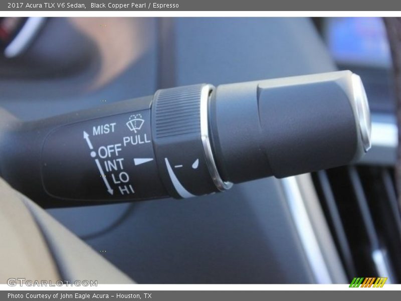 Black Copper Pearl / Espresso 2017 Acura TLX V6 Sedan