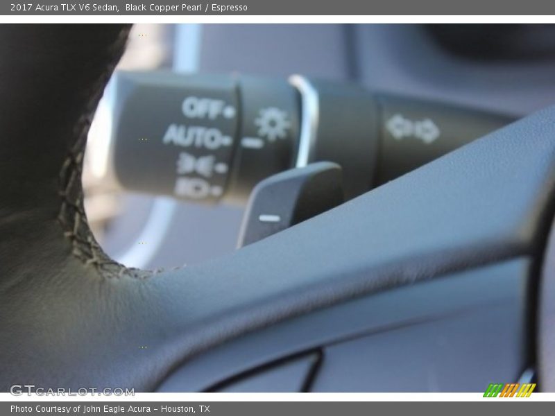 Black Copper Pearl / Espresso 2017 Acura TLX V6 Sedan