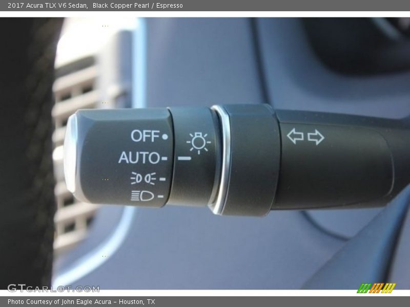 Black Copper Pearl / Espresso 2017 Acura TLX V6 Sedan