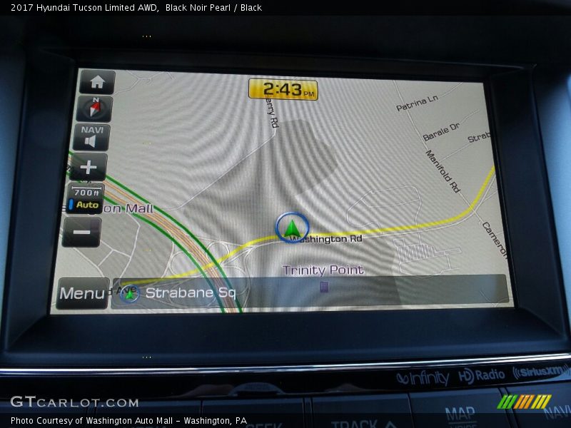 Black Noir Pearl / Black 2017 Hyundai Tucson Limited AWD