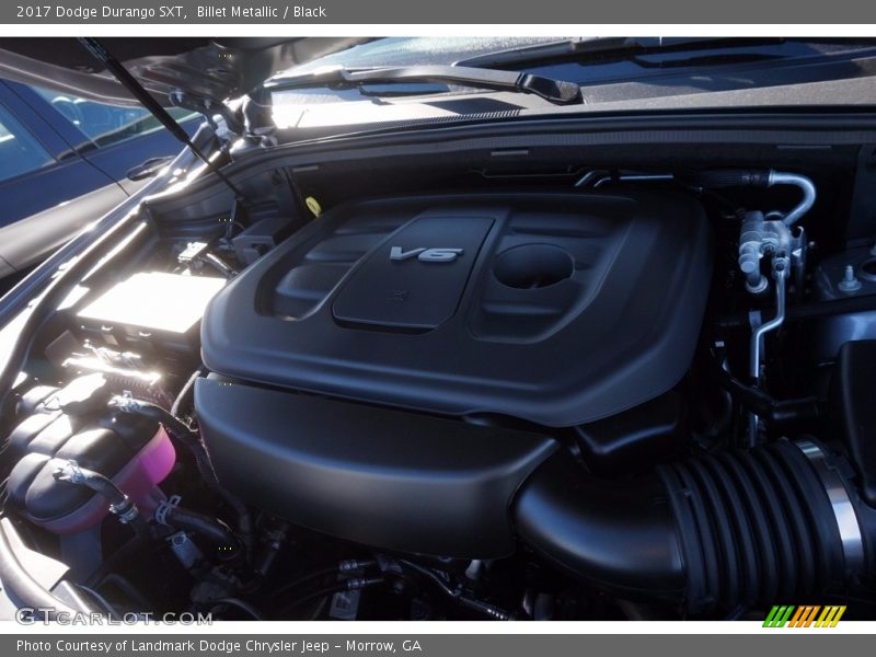 Billet Metallic / Black 2017 Dodge Durango SXT