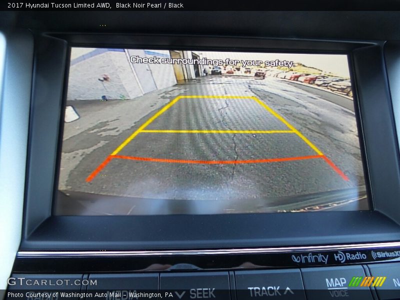 Black Noir Pearl / Black 2017 Hyundai Tucson Limited AWD